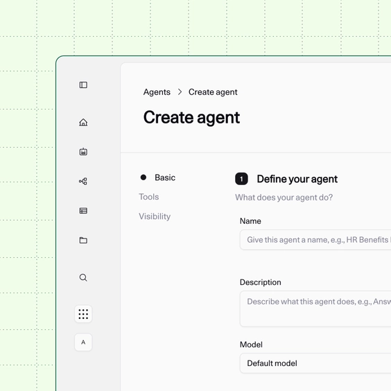 User interface showing a task configuration for an AI agent to extract demographics and remits from JSON input using Slack, Drive, and MCP tools.