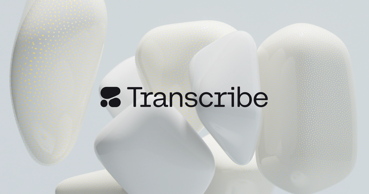 Cohere Transcribe: state-of-the-art speech recognition