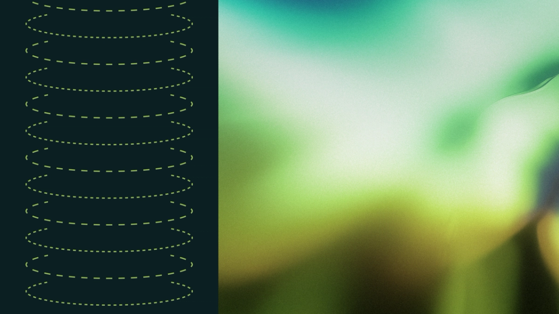 Abstract imagery depicting concentric circles