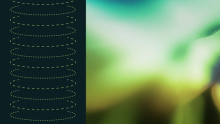 Abstract imagery depicting concentric circles