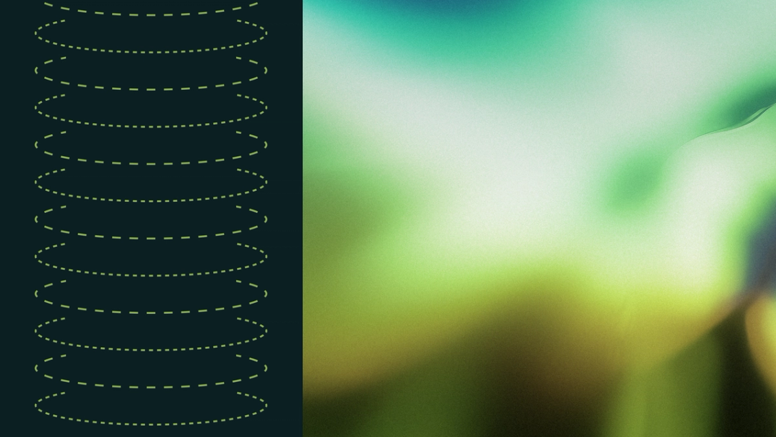 Abstract imagery depicting concentric circles