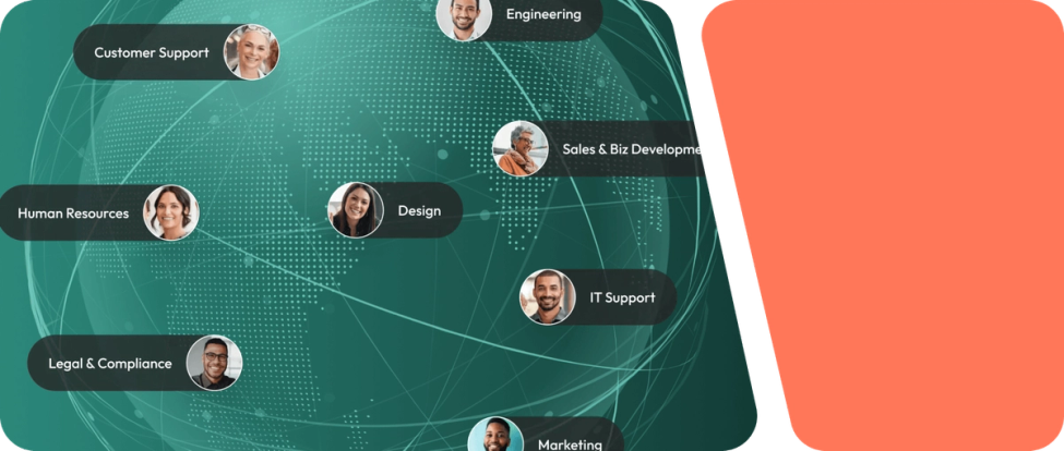 Borderless AI abstract horizontal hero image