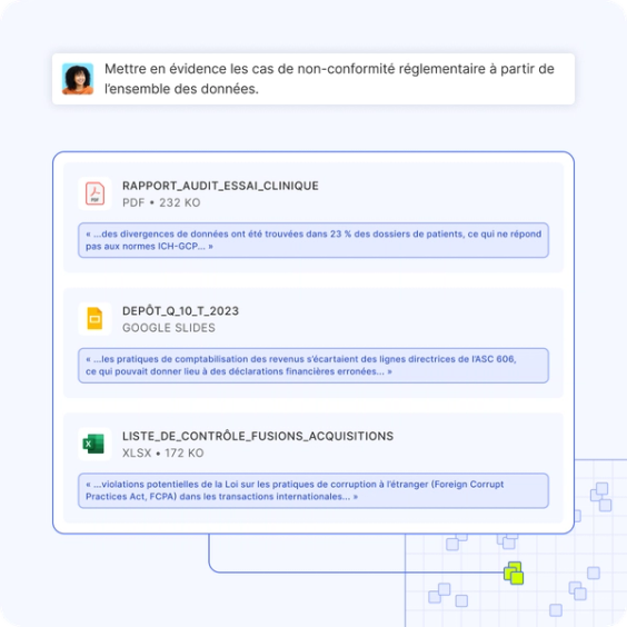 Embed traite avec précision les contenus professionnels fortement contextualisé – des documents financiers aux dossiers médicaux – en faisant apparaître ce qui est le plus pertinent, et pas seulement ce qui correspond aux mots clés de la requête.
