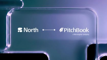 A purple banner showing a connected North and PitchBook.