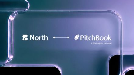 A purple banner showing a connected North and PitchBook.