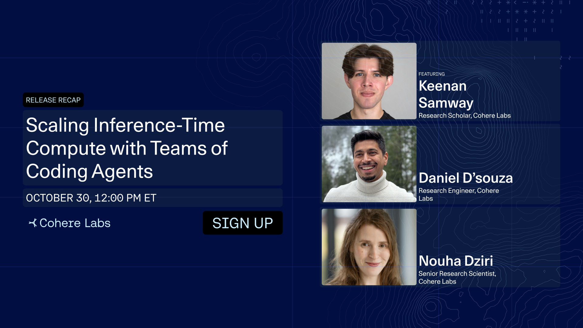 Join Keenan Samway, Daniel D'souza, and Nouha Dziri as they explore a novel approach to multi-agent system design for scaling inference by framing team construction as a compute allocation problem.