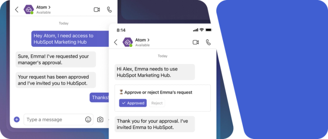 Atomicwork abstract horizontal hero image