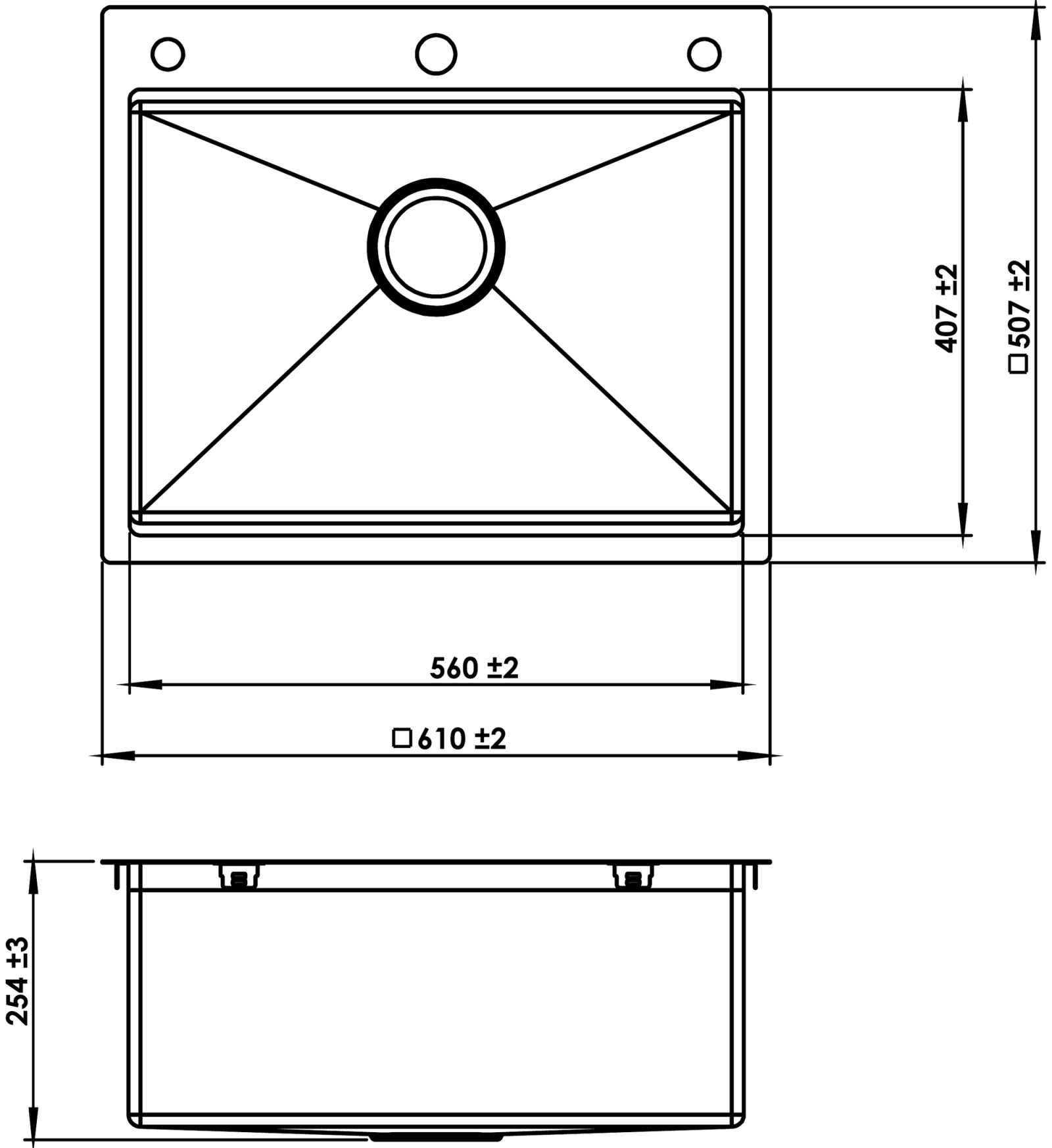 CX Honeycomb 24208 technical drawing