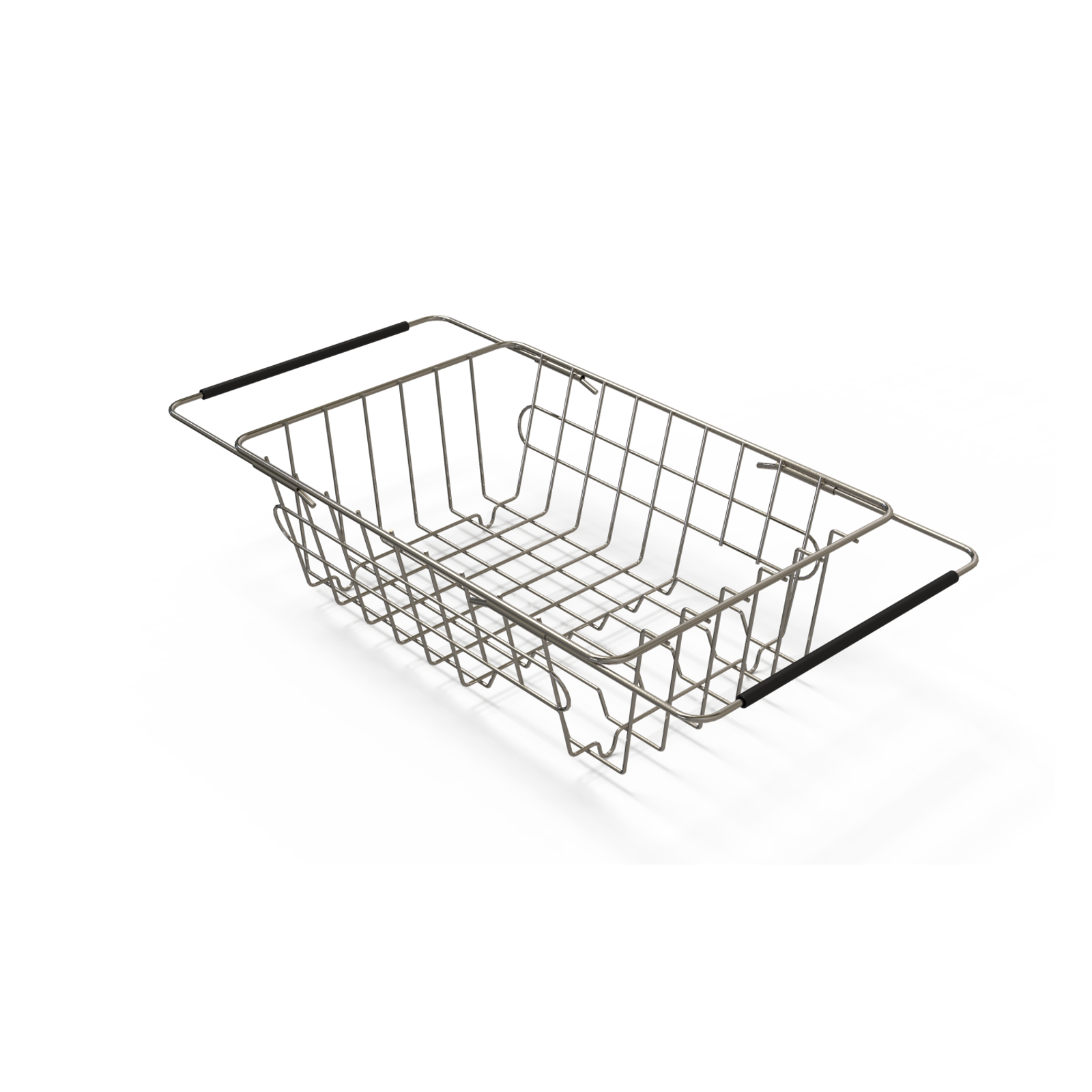 Carysil Multipurpose 304 Grade Stainless Steel Rust-Resistant, Expandable Kitchen Basket for Straining Vegetables, Fruits, and More, Ideal for Daily Use, Easy to Clean, Durable