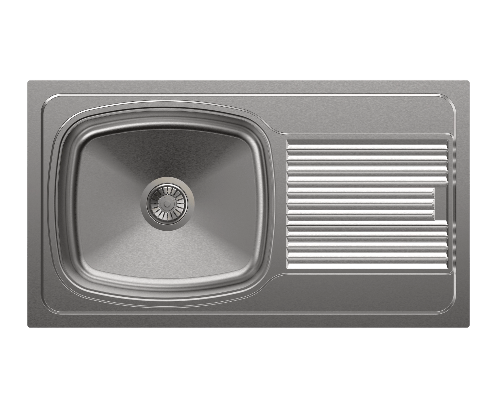 Carysil Vogue Single Bowl With Drainer 32x18x6