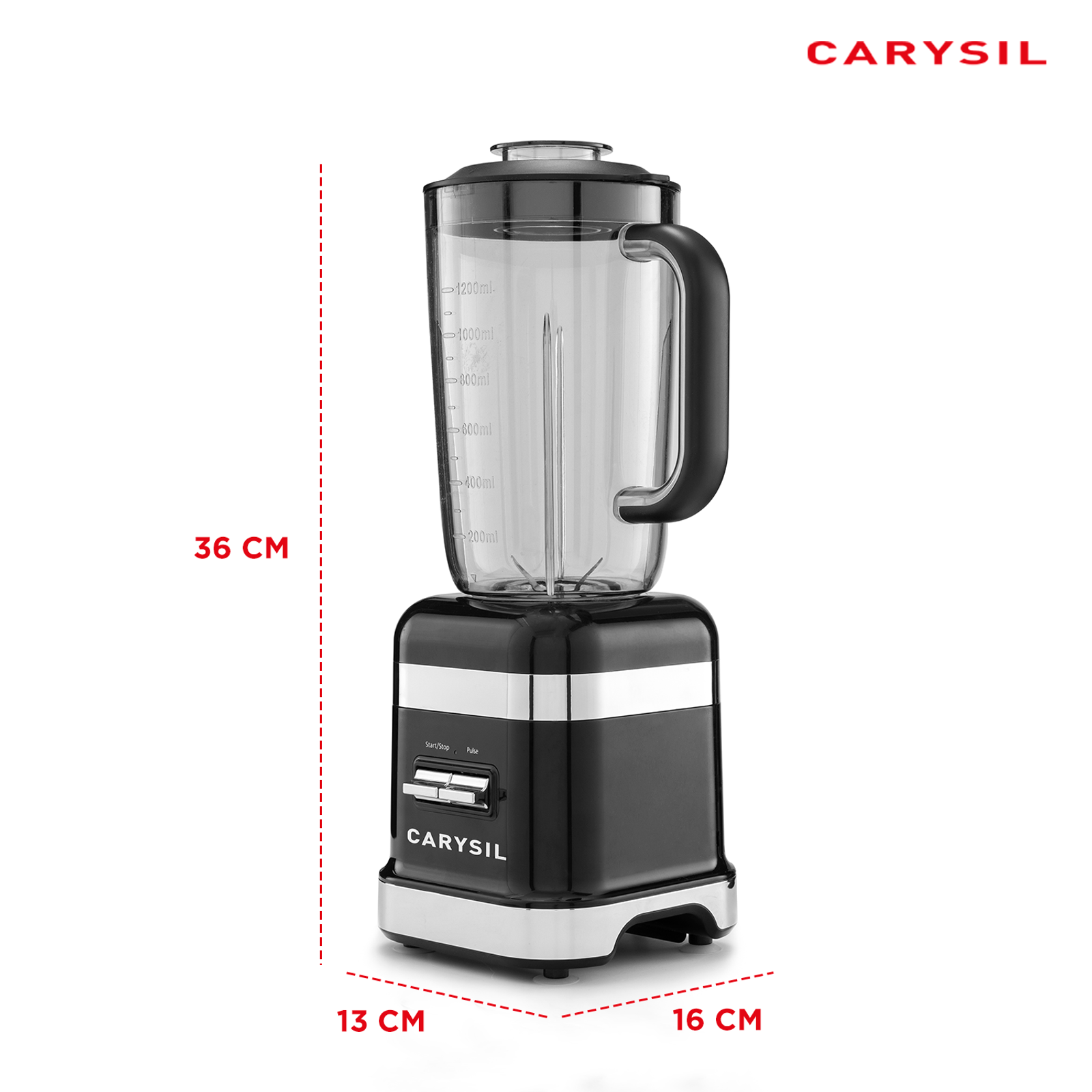 Carysil Blender, Juicer, Mixer, Grinder, Smoothie Maker technical drawing