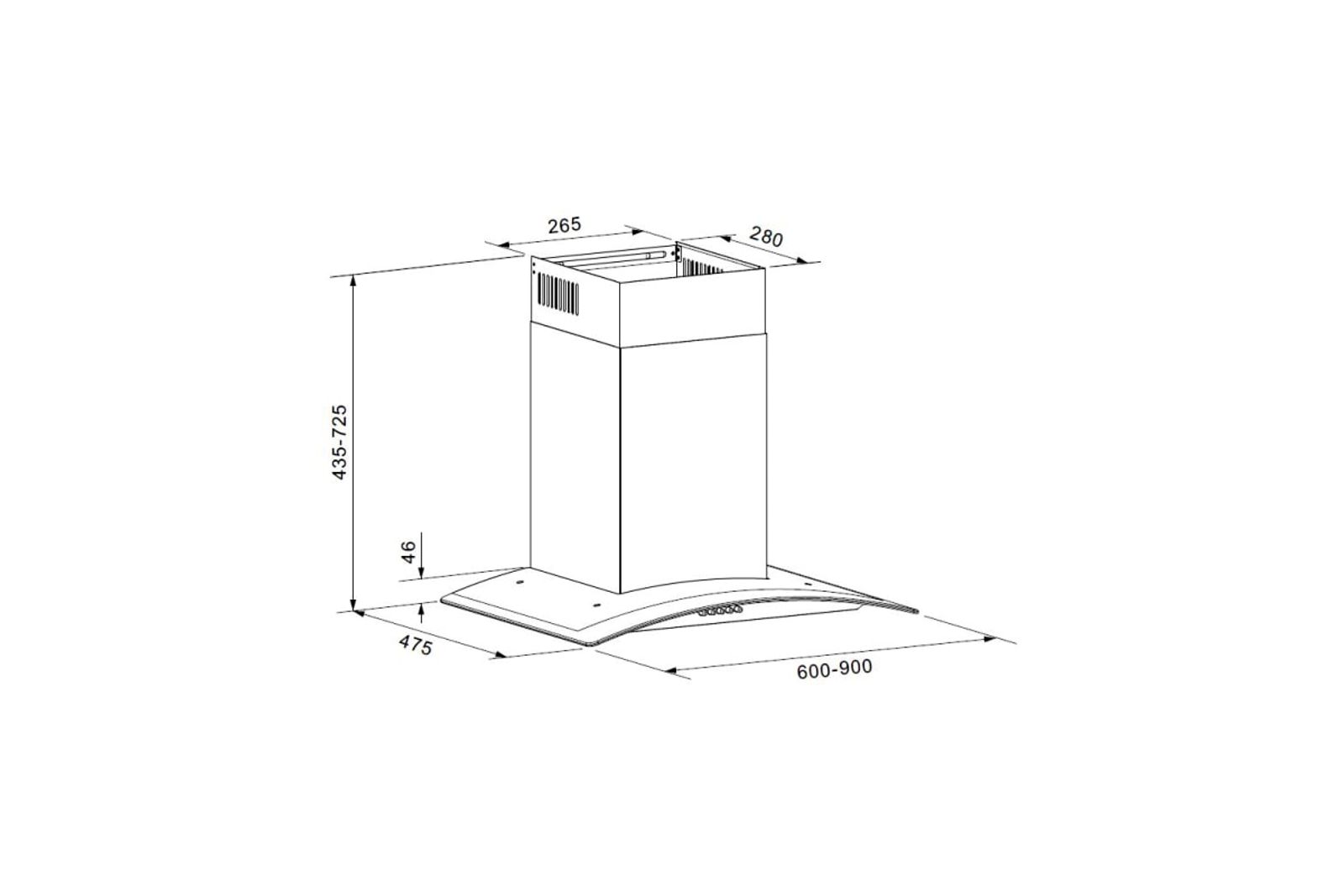 Rock Chimney technical drawing