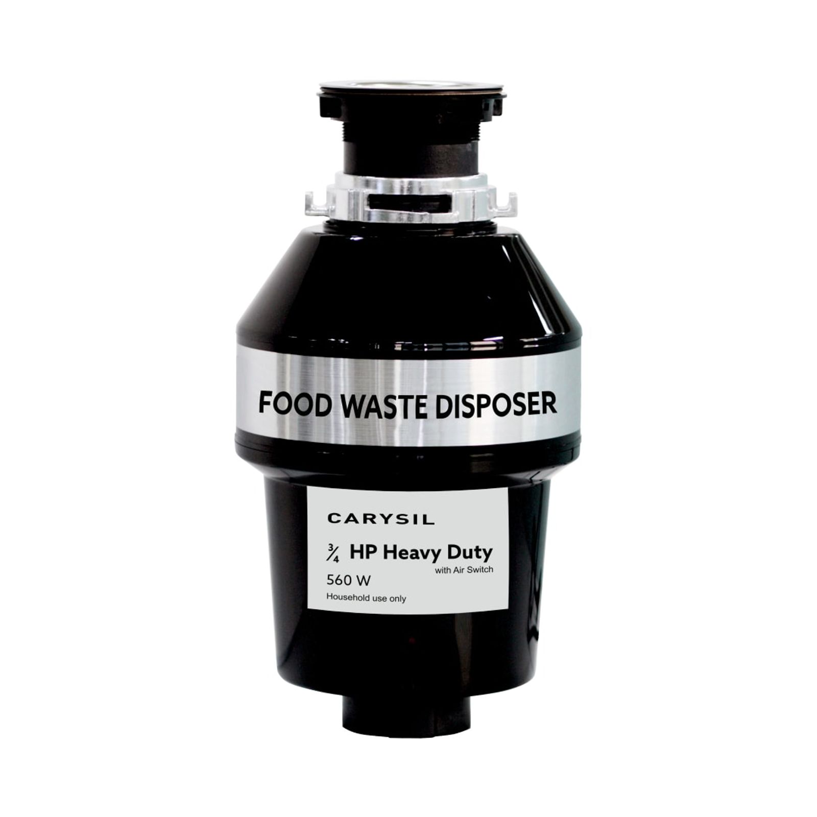 Food Waste Disposer 3-4 HP Heavy Duty with Air Switch