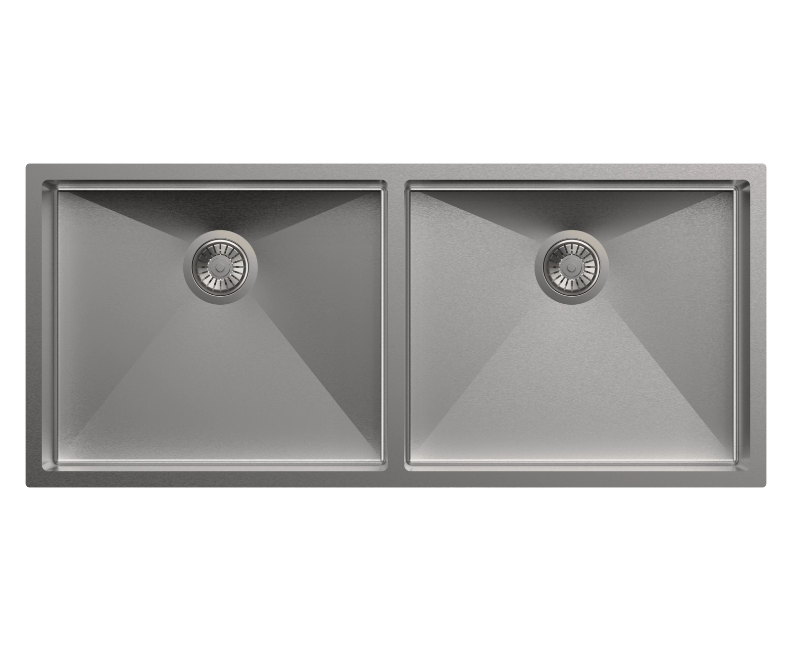 Carysil Quadro Double Bowl 45x20x9
