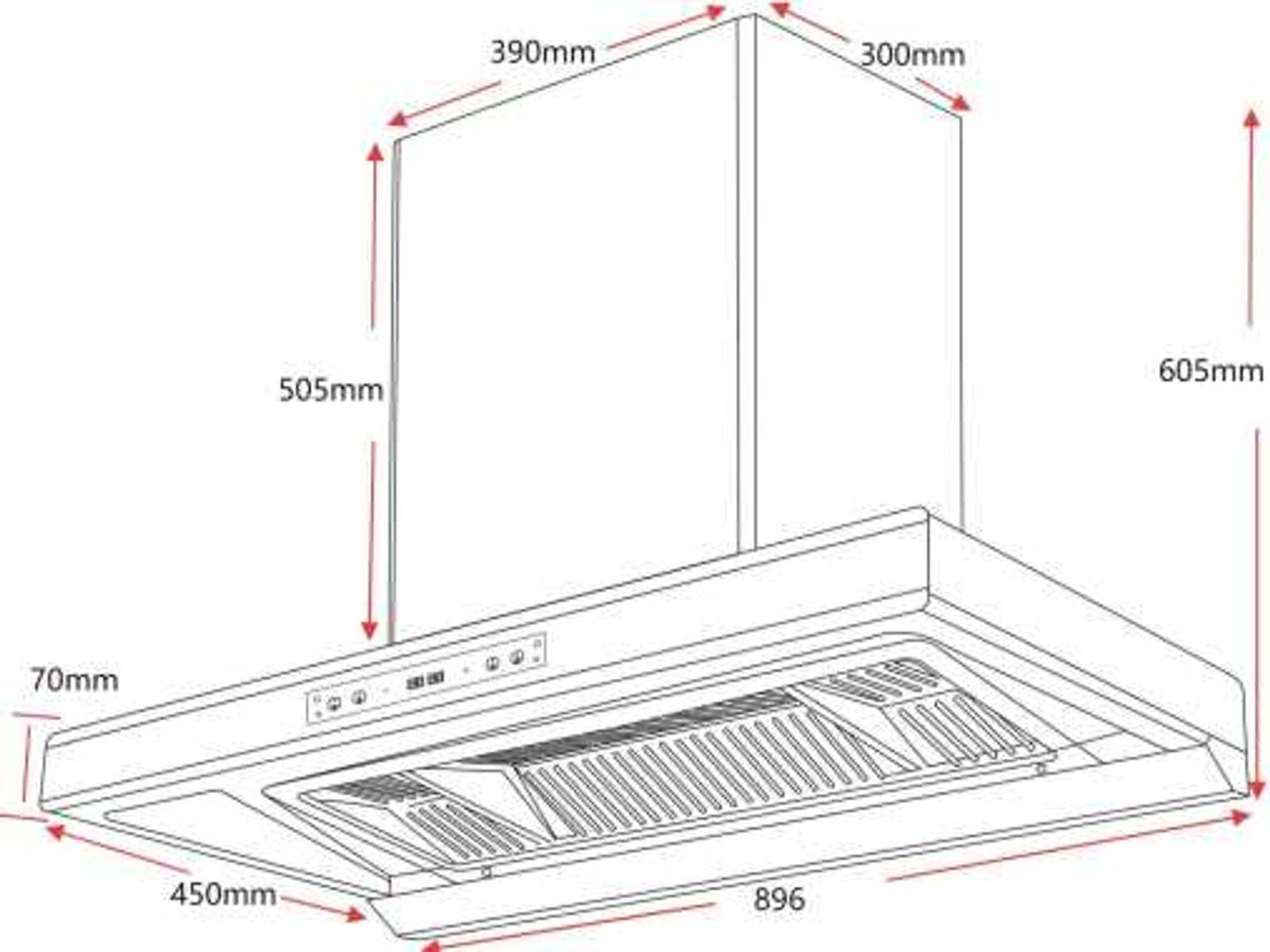 Magna 90 technical drawing
