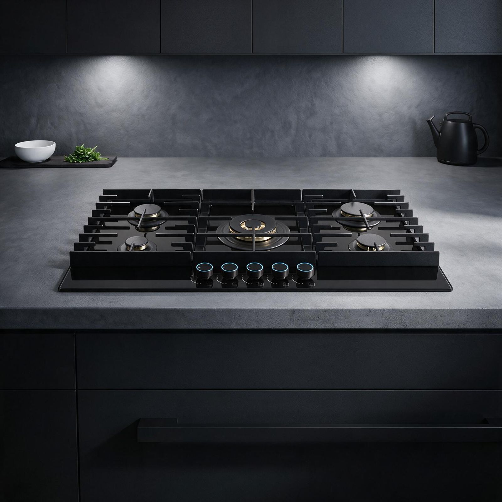 Eclipse Matt Gas Hob 90 cm