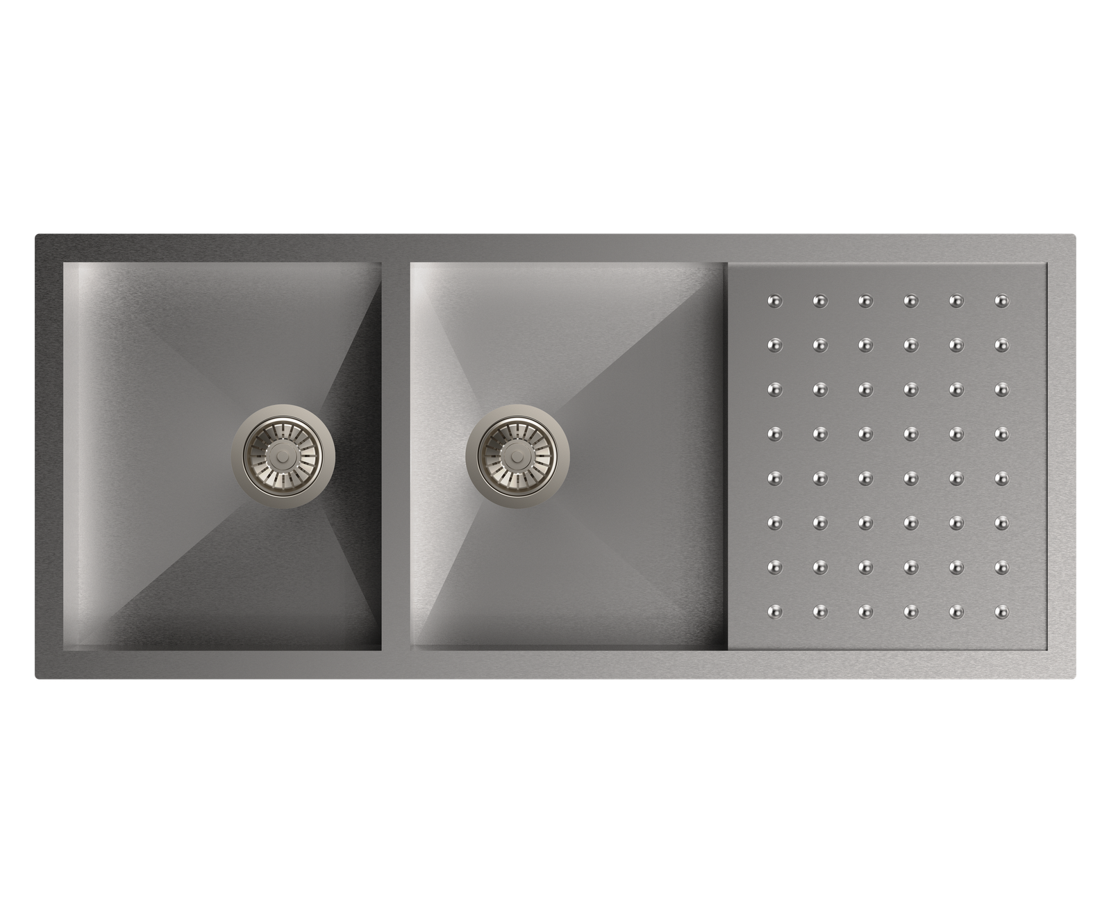 Carysil Polo Single and Double Bowl With Drainer 46x20x9