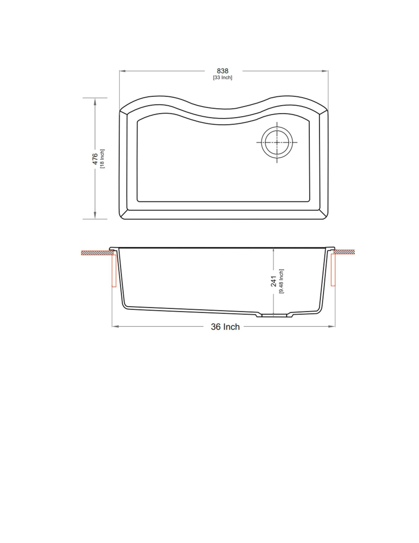 Carysil SU 3322 Tango Single Bowl Kitchen Sink