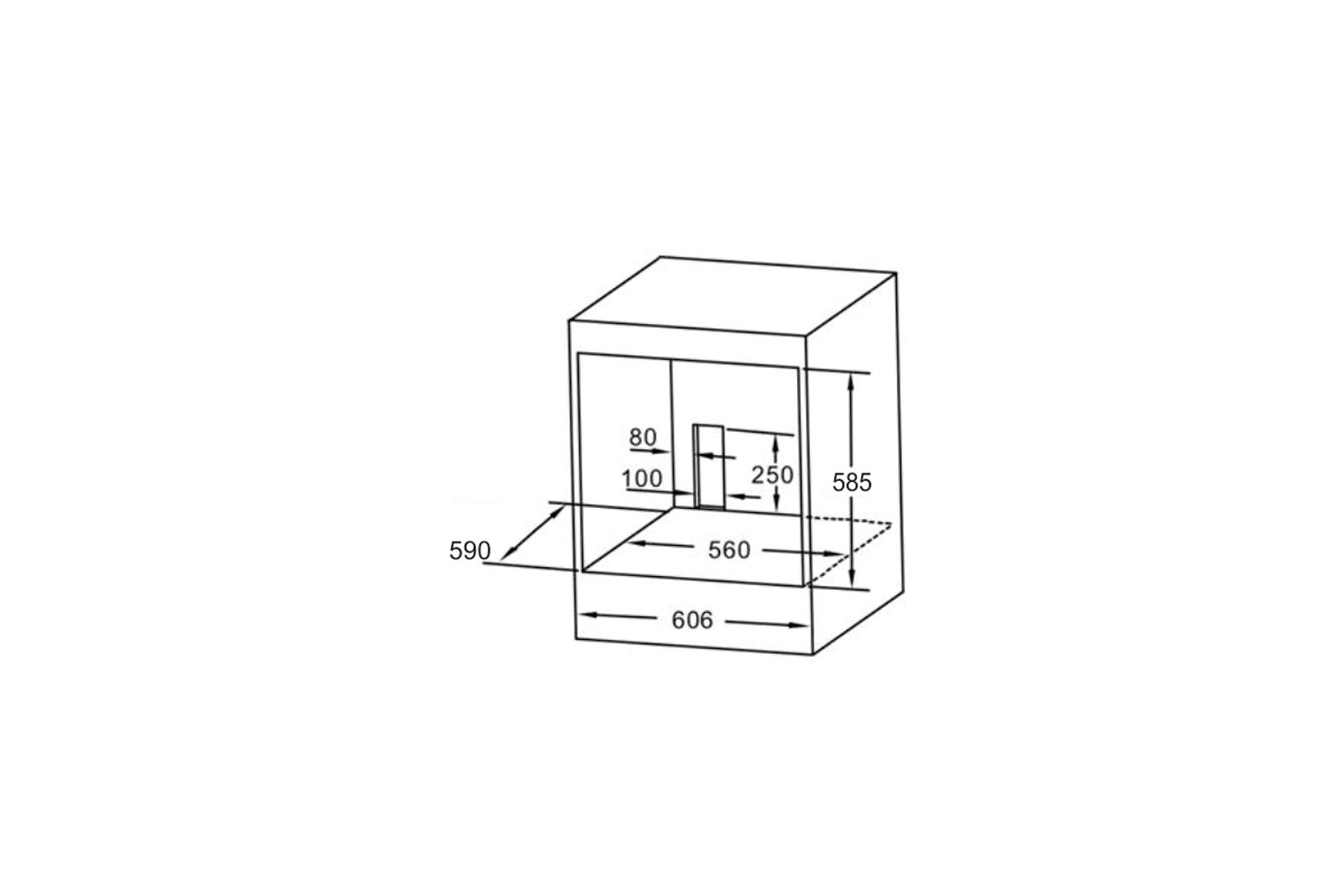 Carysil Oven Bio – 02 technical drawing