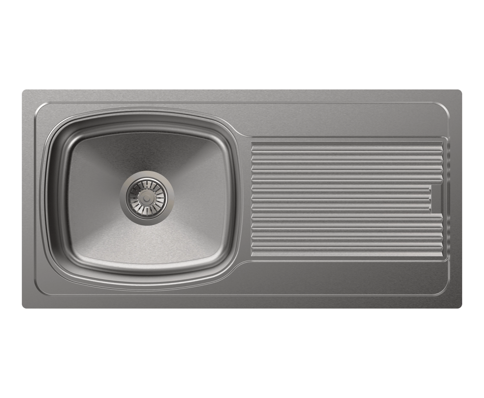 Carysil Vogue Single Bowl With Drainboard 36x18x8