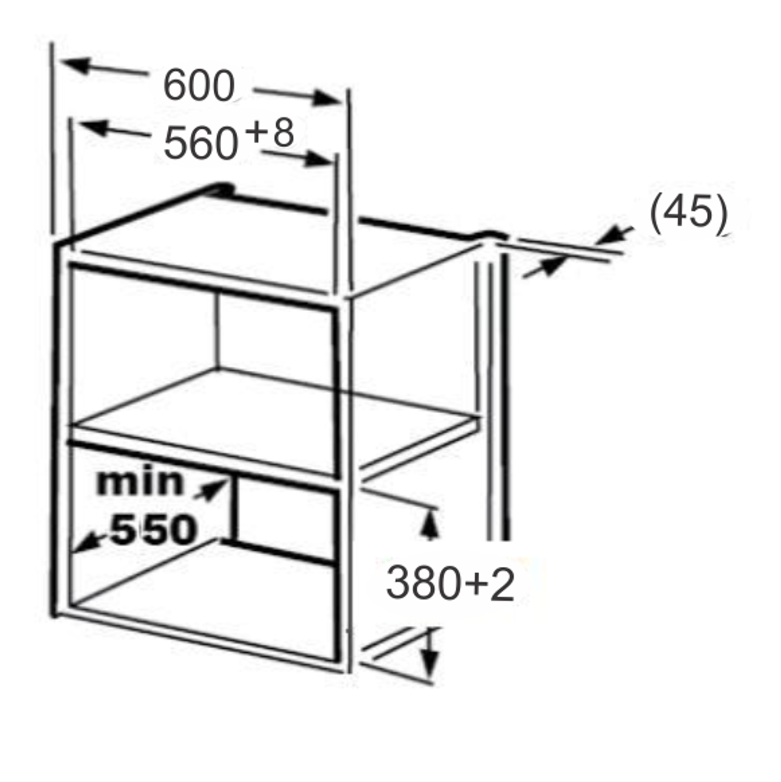 MWO – 01 microwave technical drawing