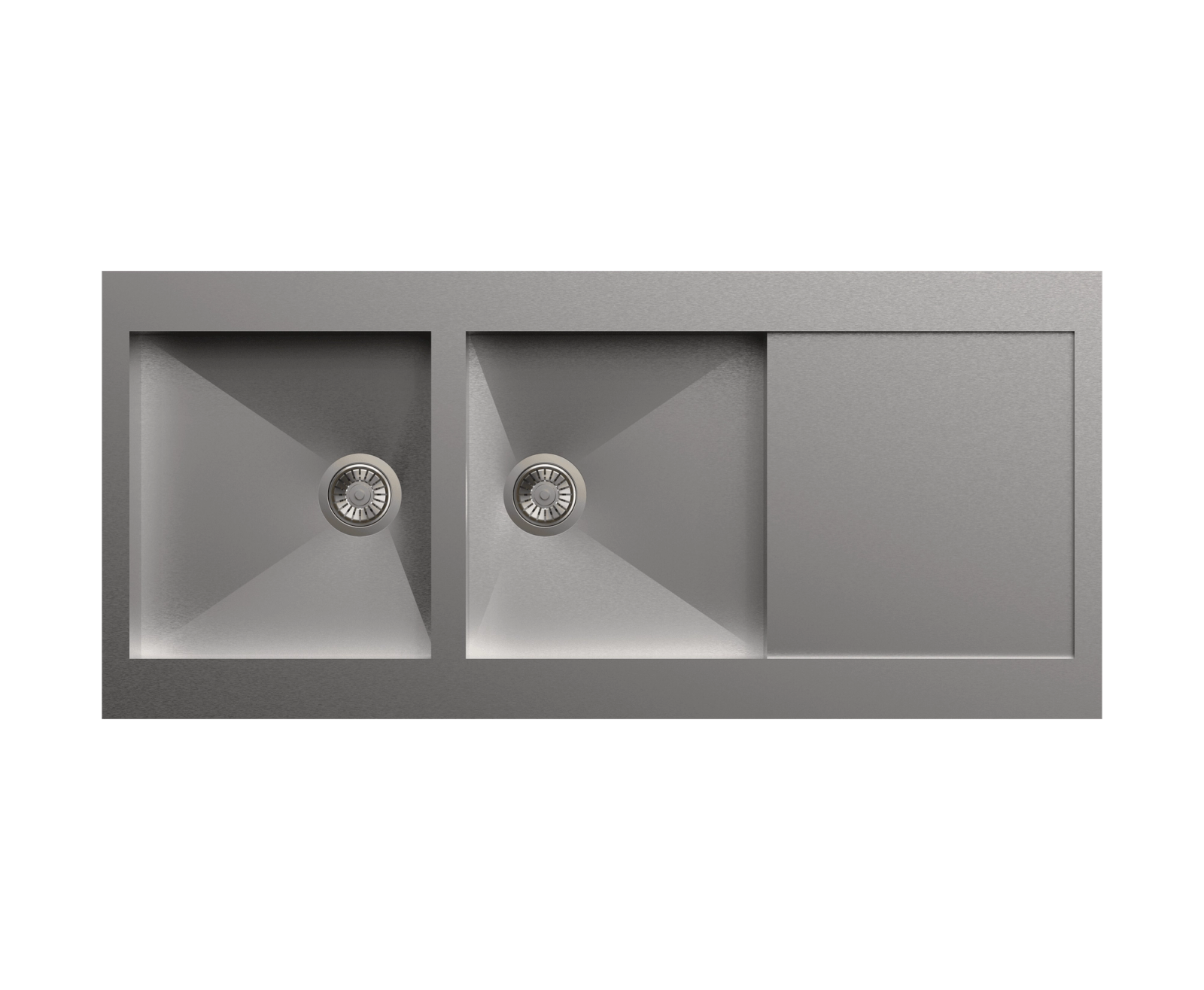 Carysil Rege One and Half and Double Bowl with Drainer 46x20x8