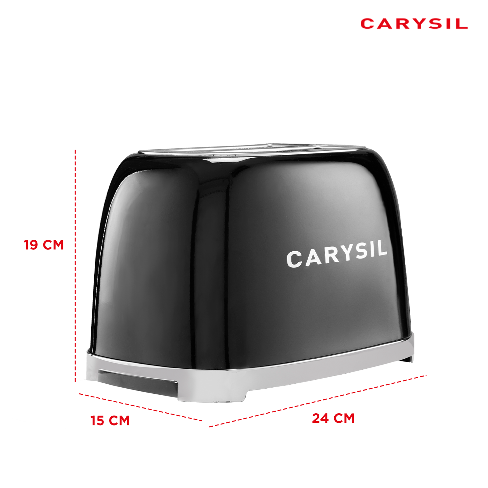 Carysil Toaster technical drawing