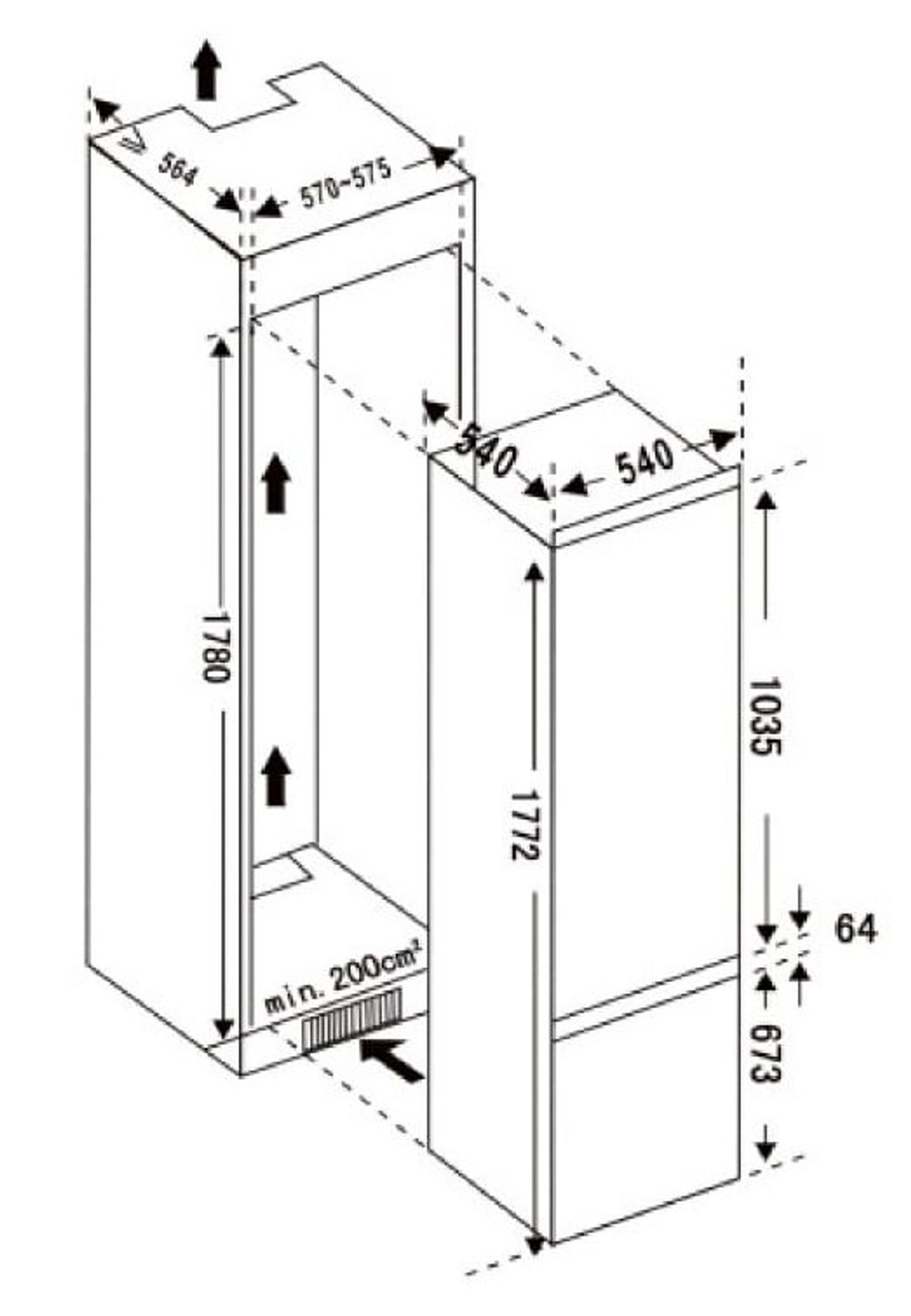 Built-in Refrigerator 01