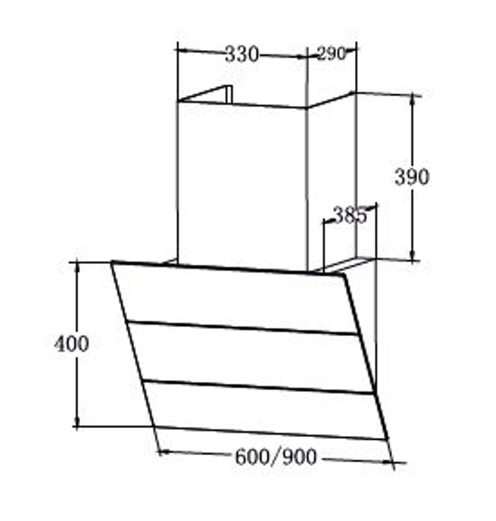 Ciaz Chimney technical drawing