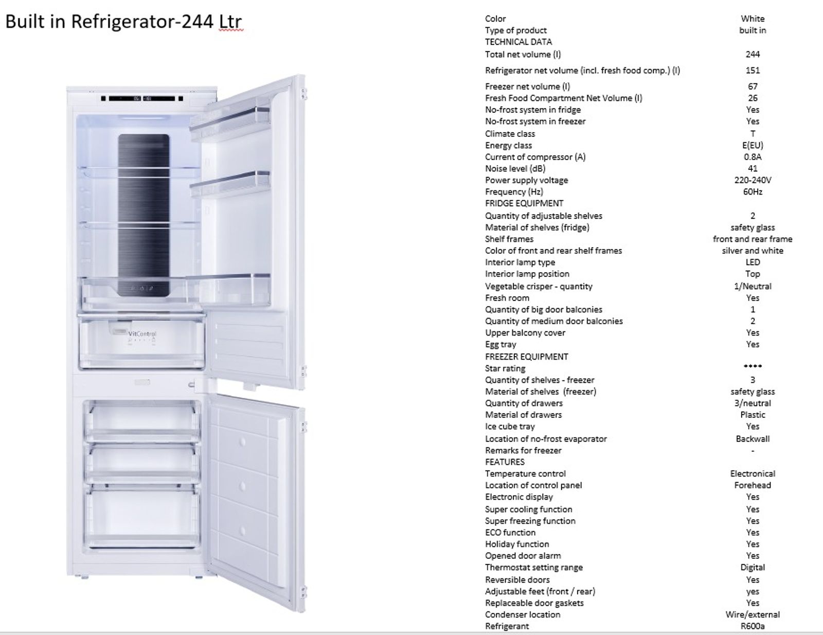 Built-in Refrigerator 02