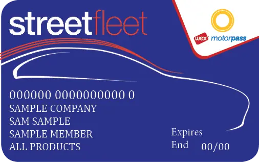 StreetFleet fuel card