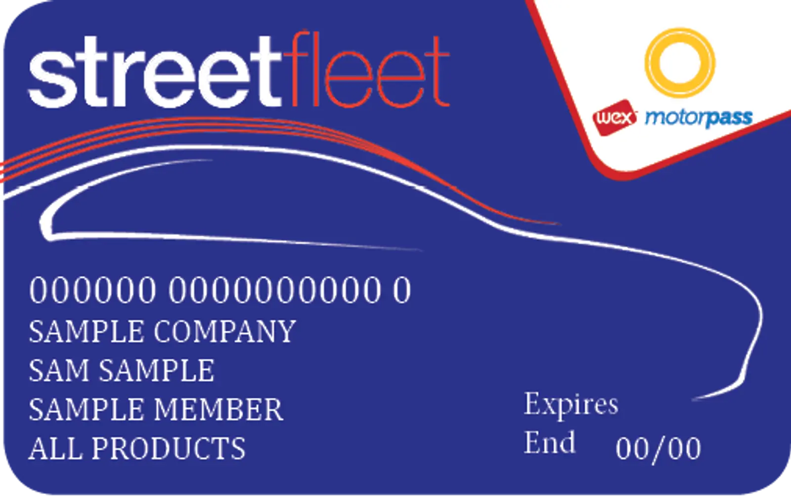 StreetFleet fuel card