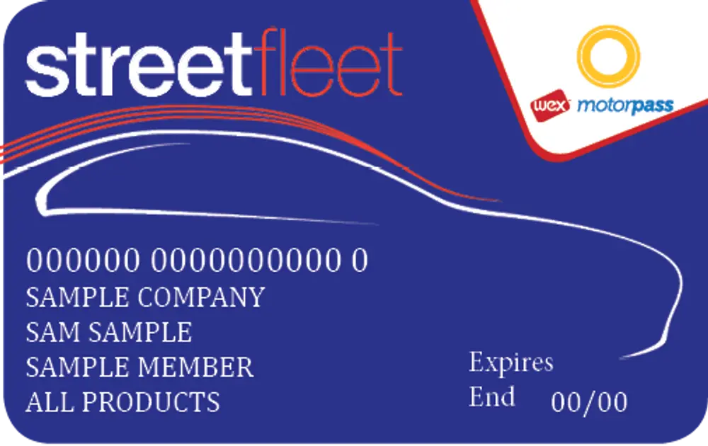 StreetFleet fuel card