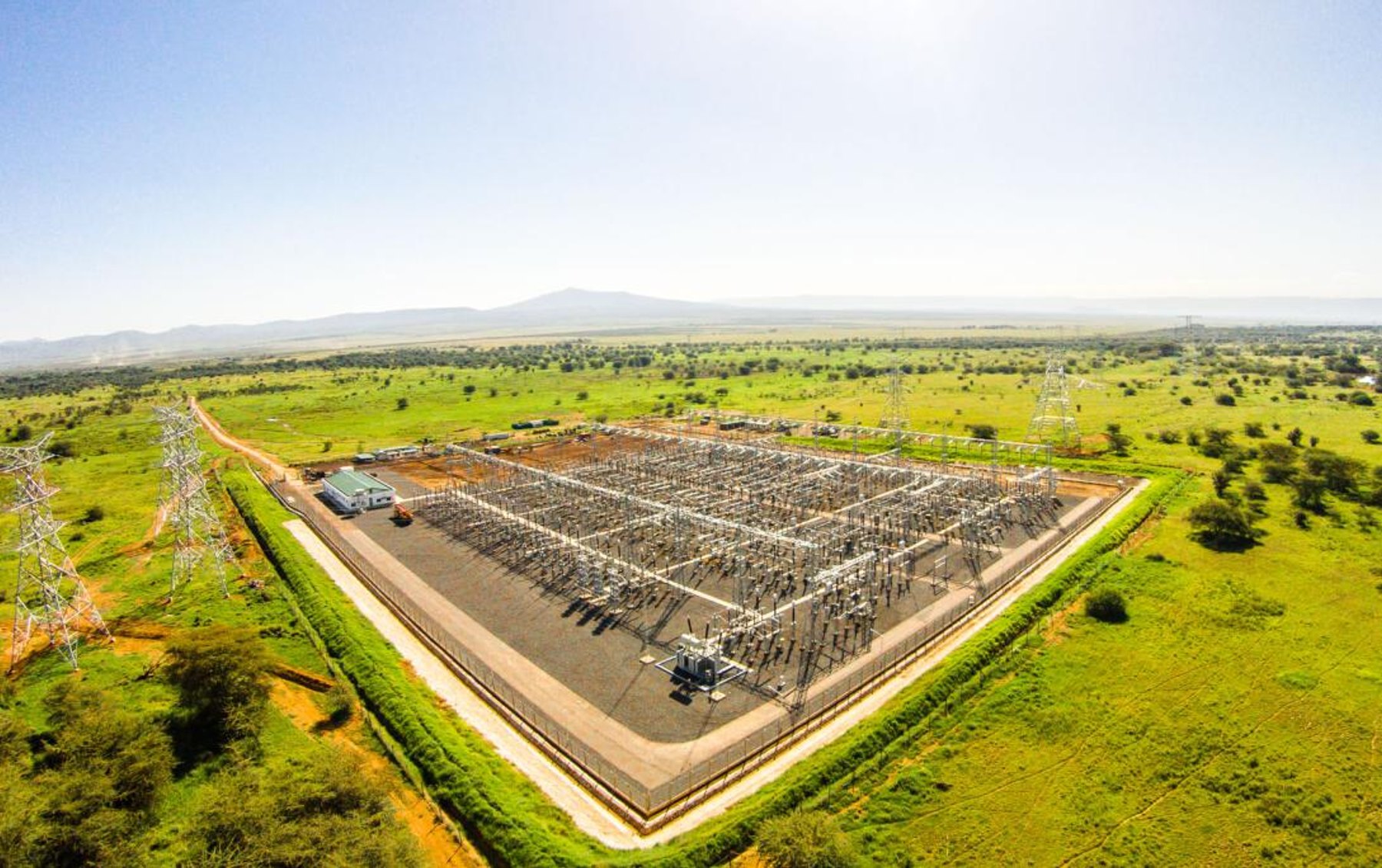 Kenyan high voltage substation