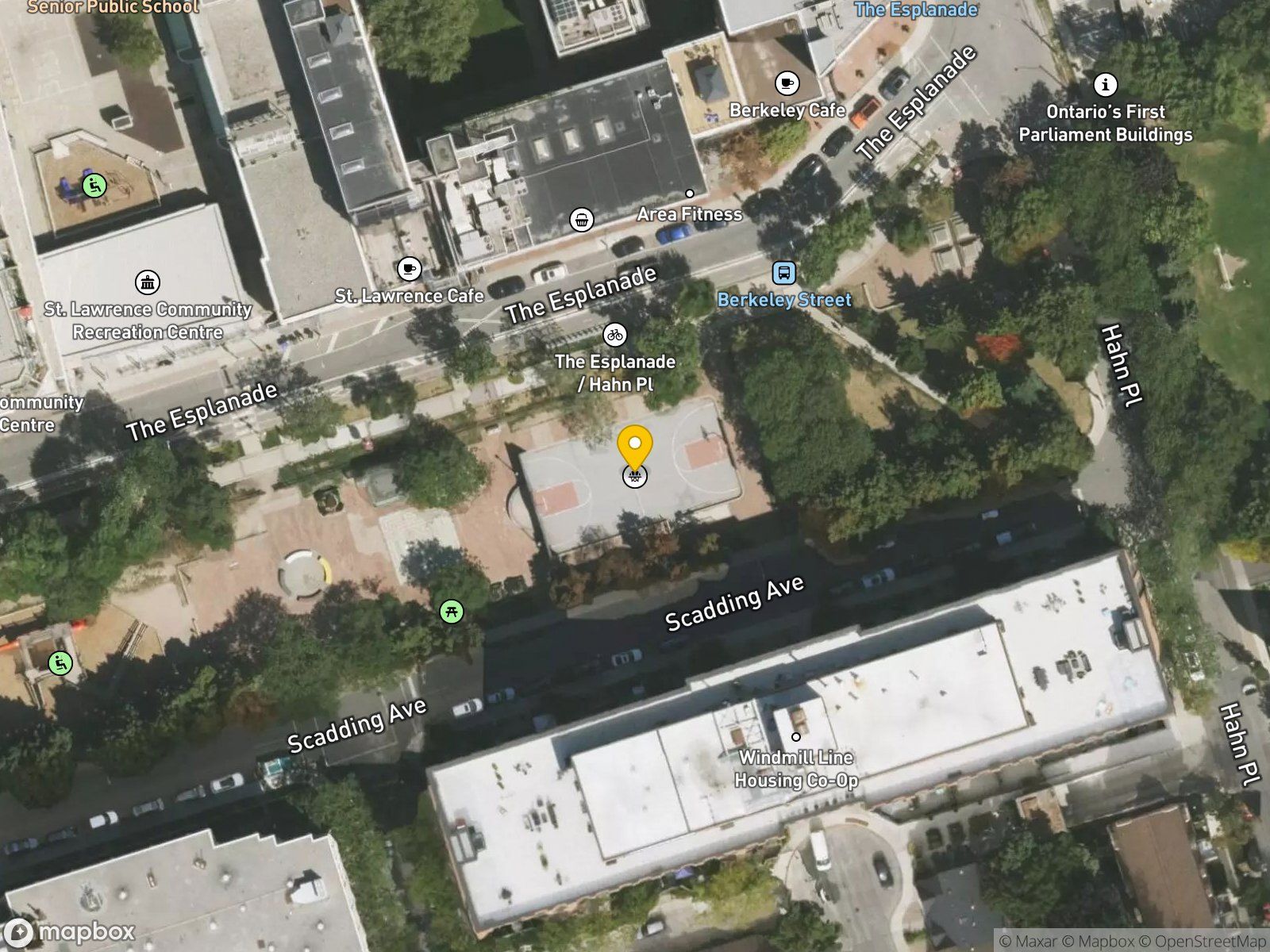 David Crombie Park Basketball Court basketball court satellite view