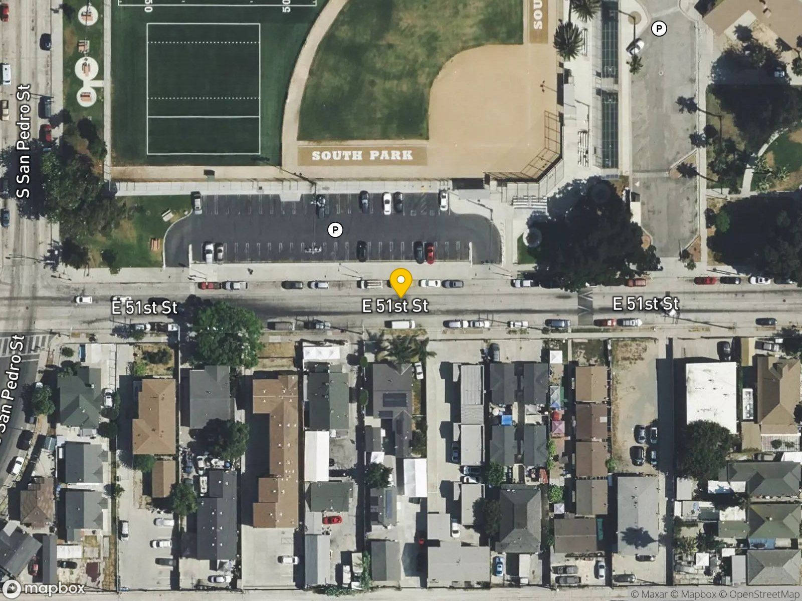 South Park Recreation Center satellite view