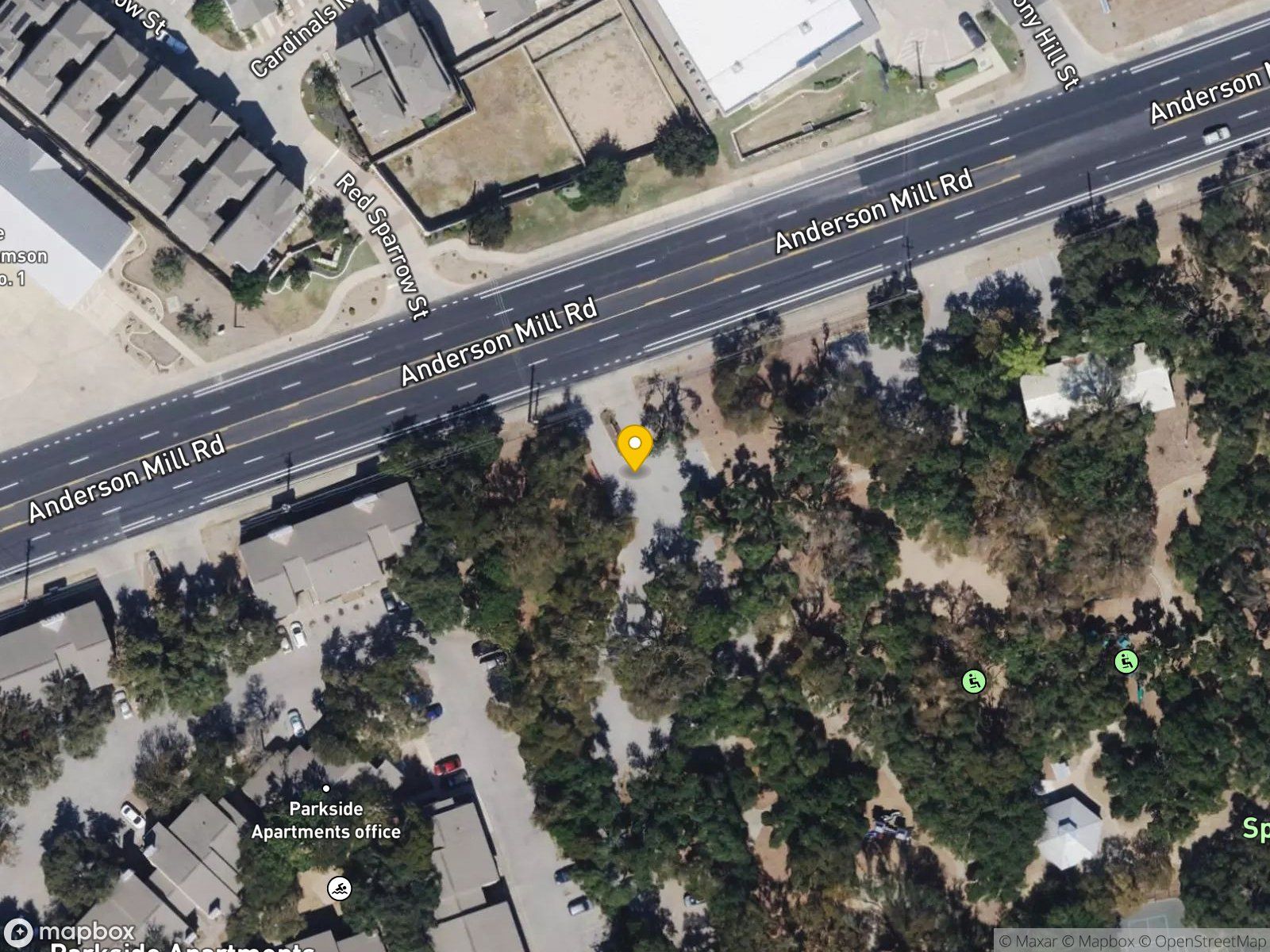 Springwoods Park — satellite view