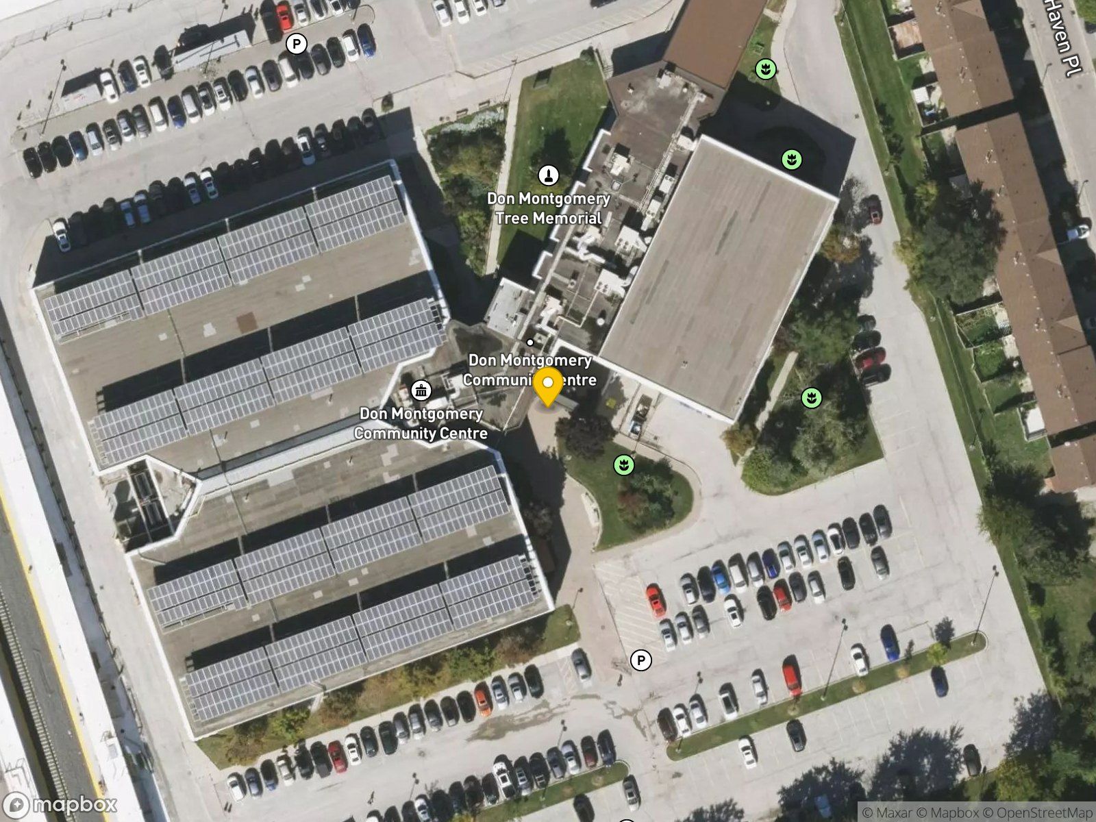 Don Montgomery Community Recreation Centre — satellite view