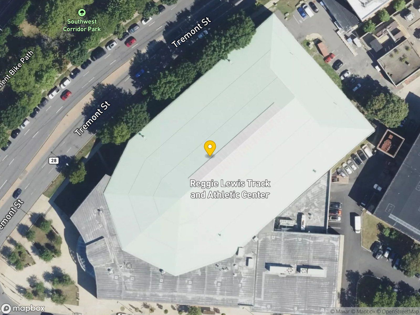 Reggie Lewis Track and Athletic Center satellite view