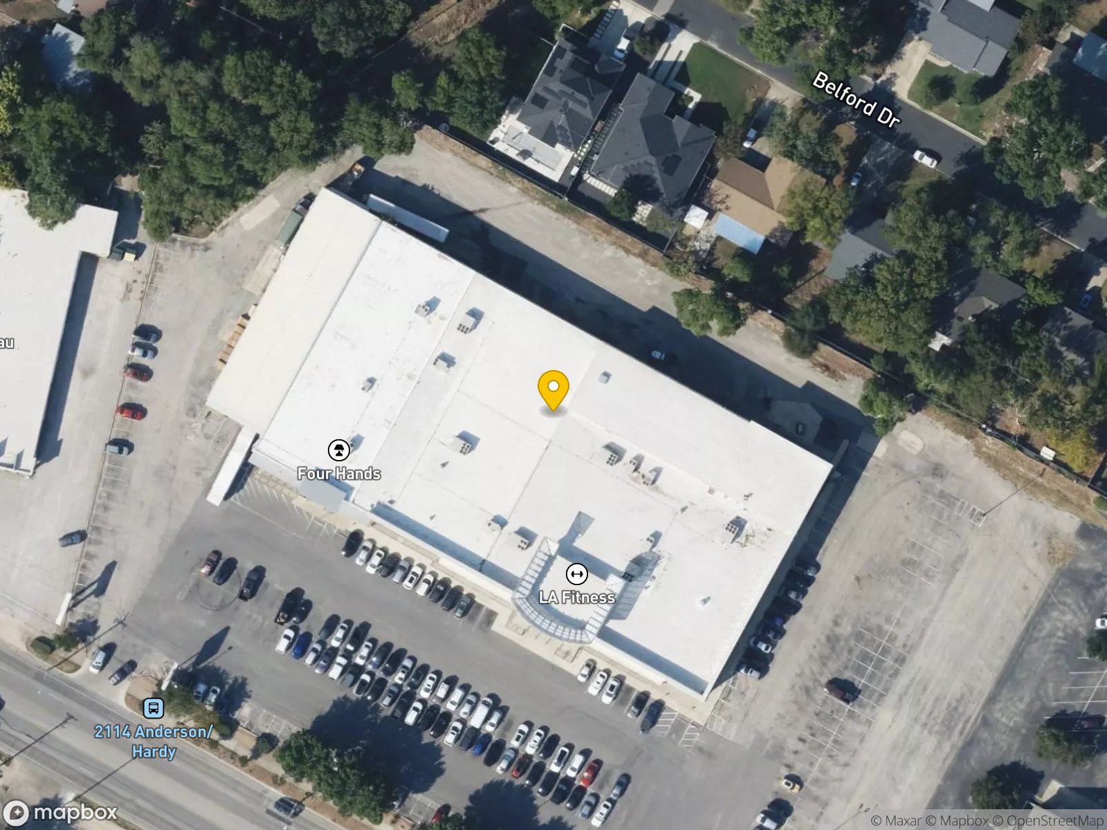 LA Fitness satellite view