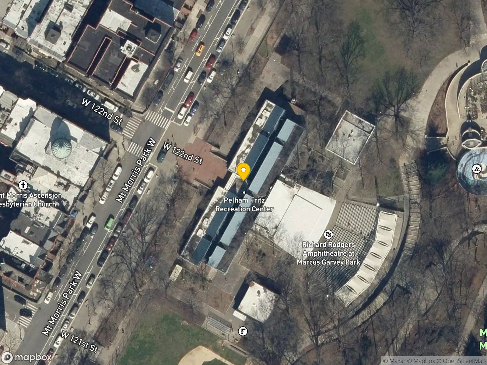 Pelham Fritz Recreation Center satellite view