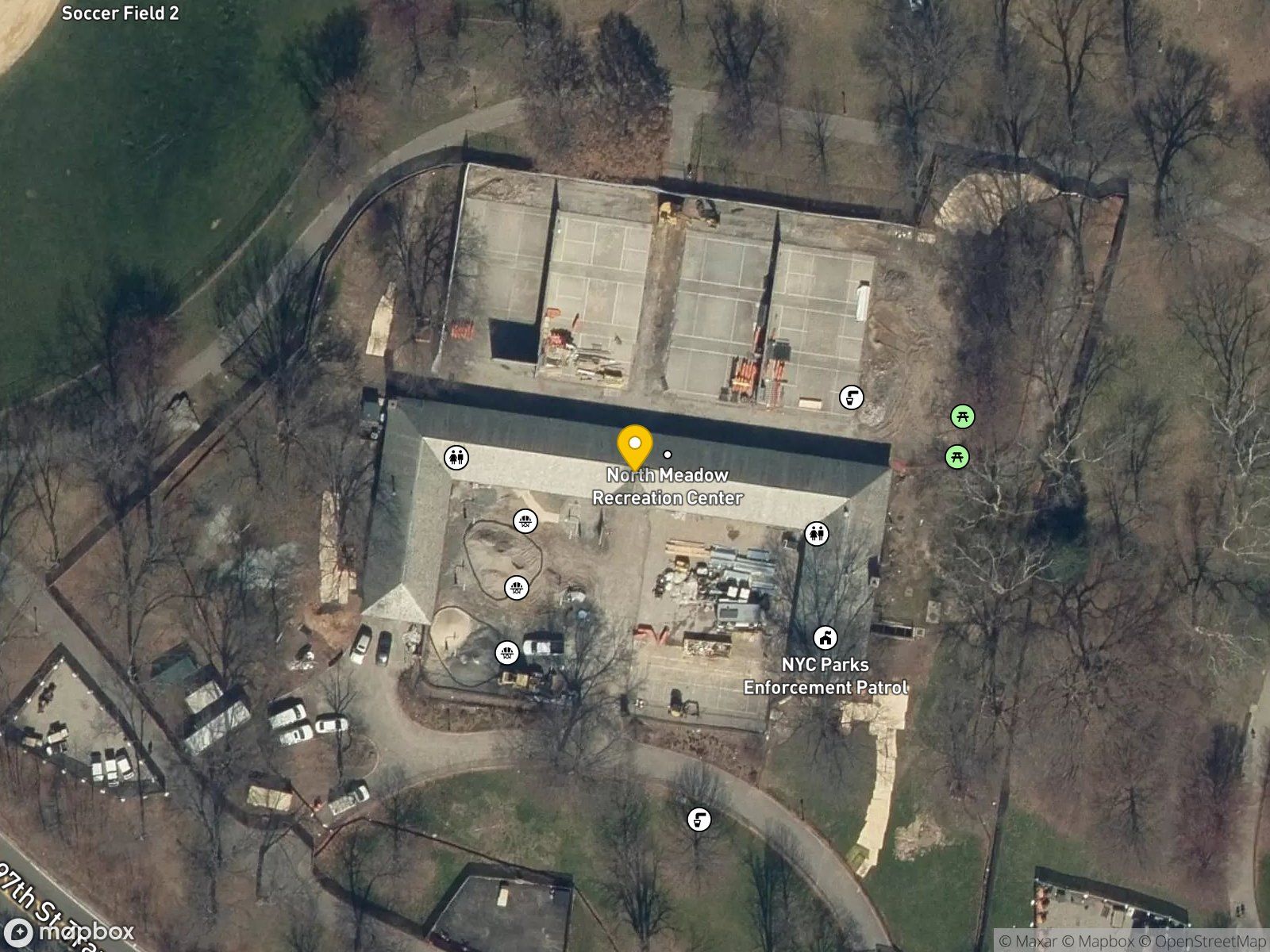 North Meadow Recreation Center satellite view