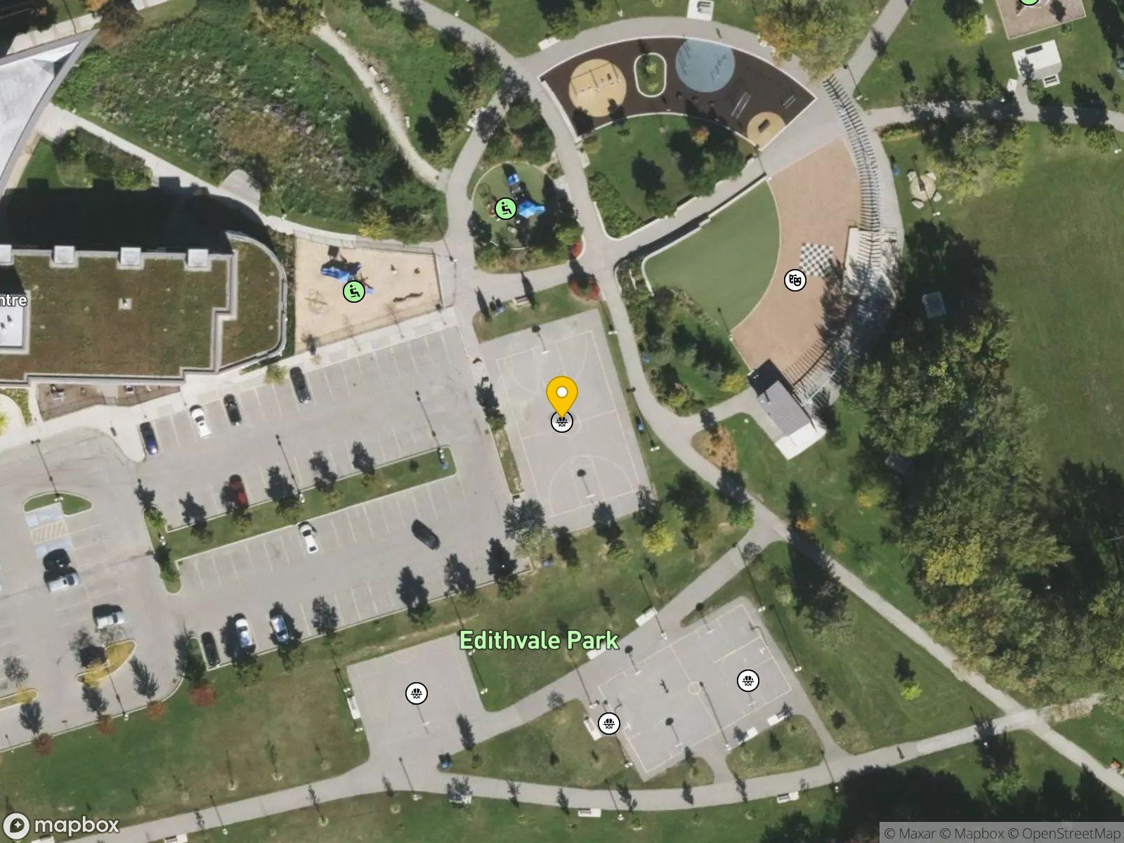 Edithvale Community Centre basketball court satellite view
