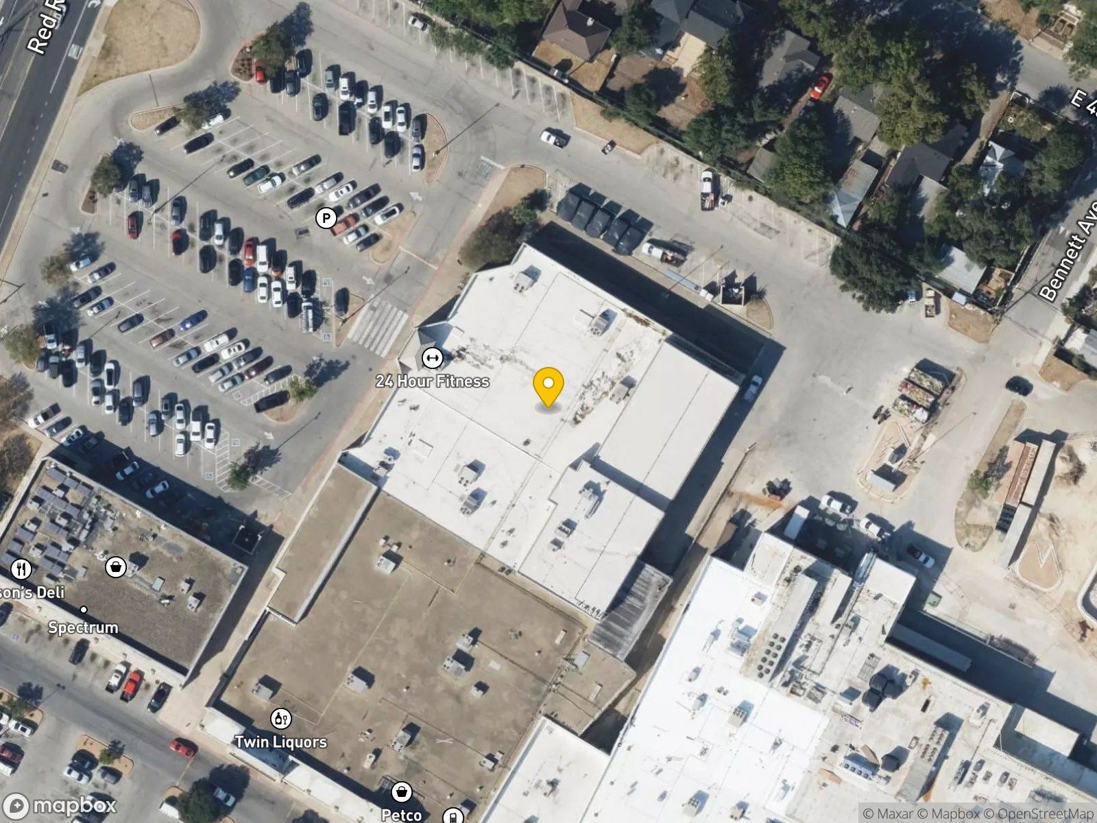 24 Hour Fitness satellite view