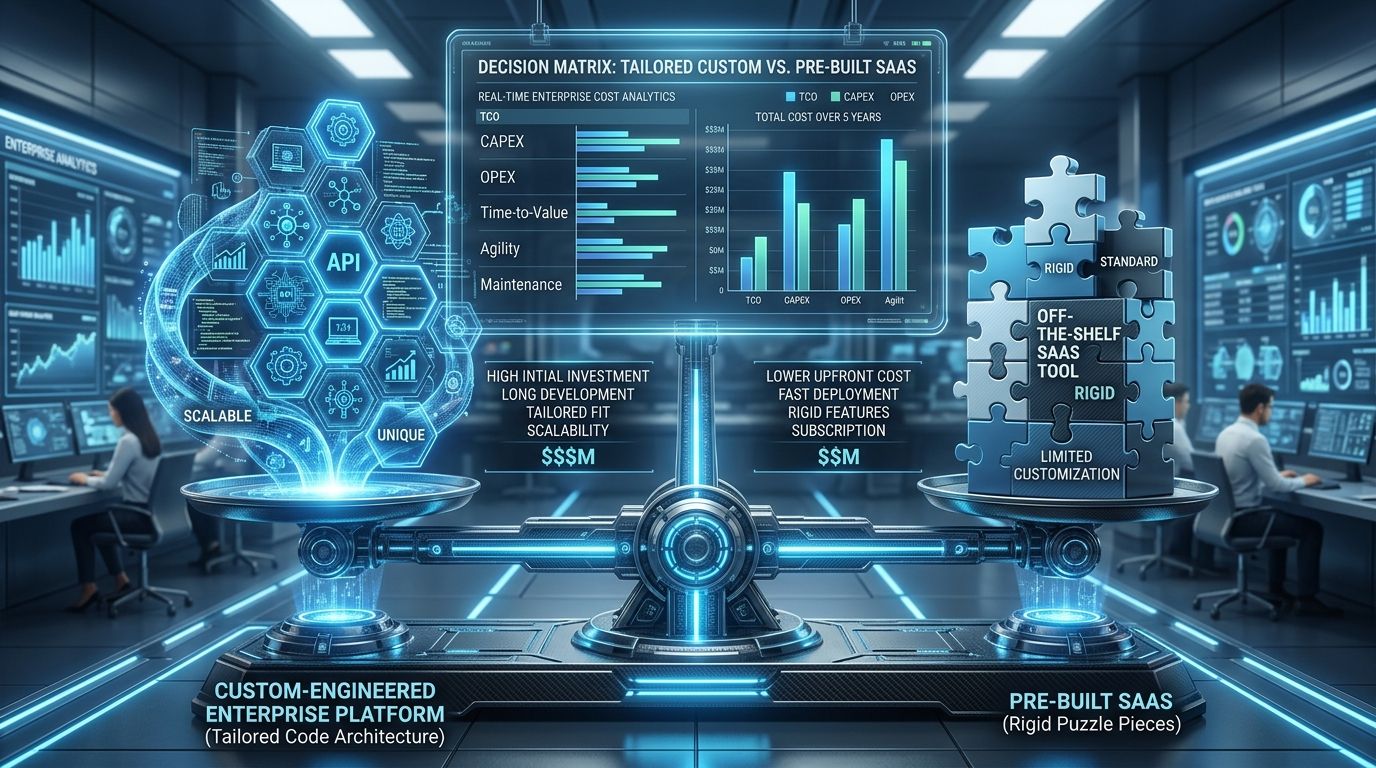 When Should a Business Build Custom Software Instead of Buying SaaS?