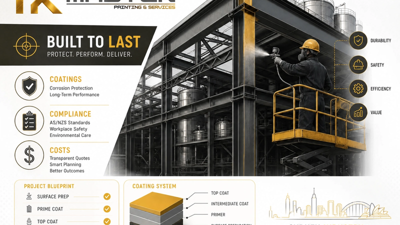 Industrial Painting in Sydney: Coatings, Compliance & Real 2026 Costs