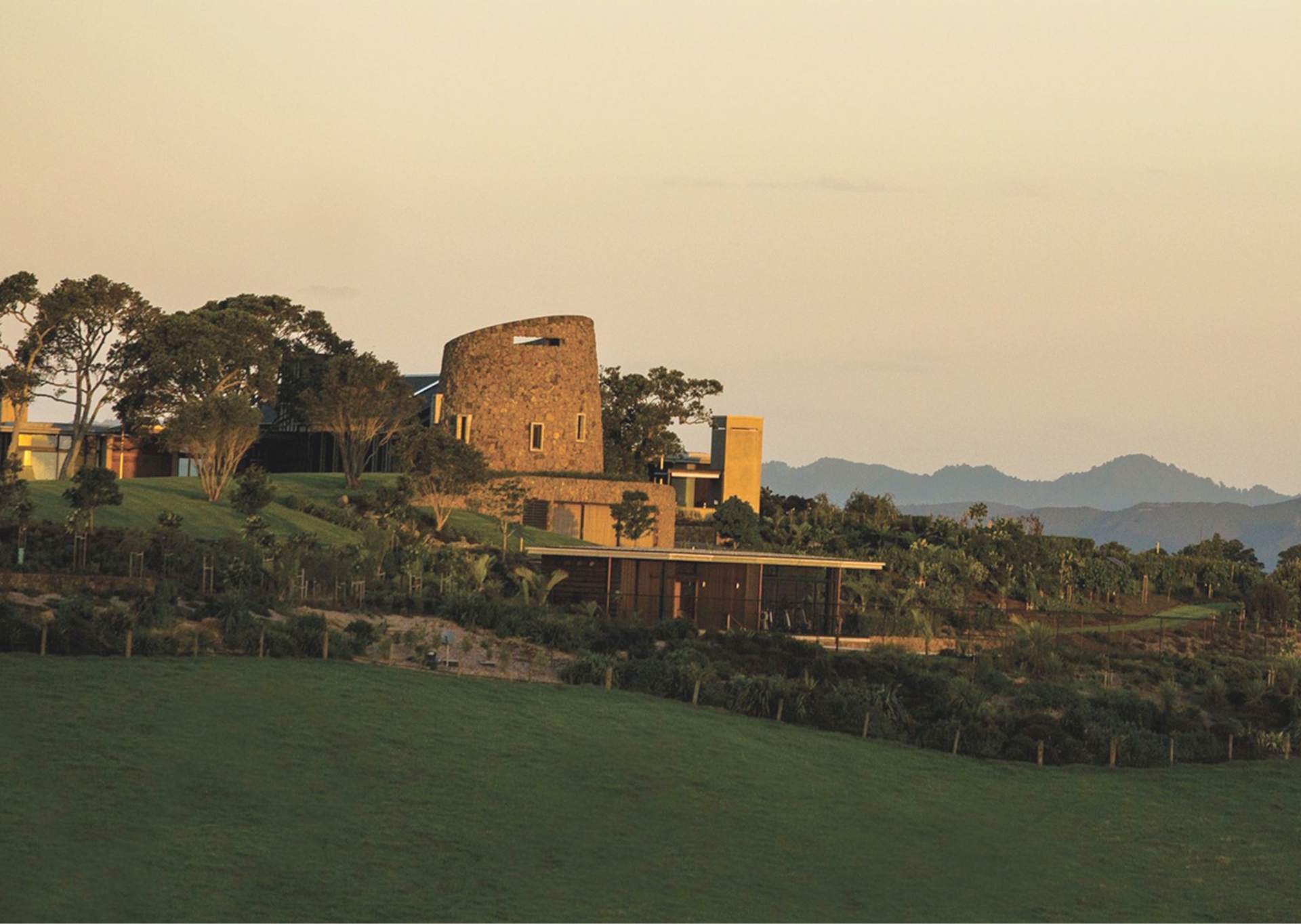 The Cooper Residence at dusk, The Landing.