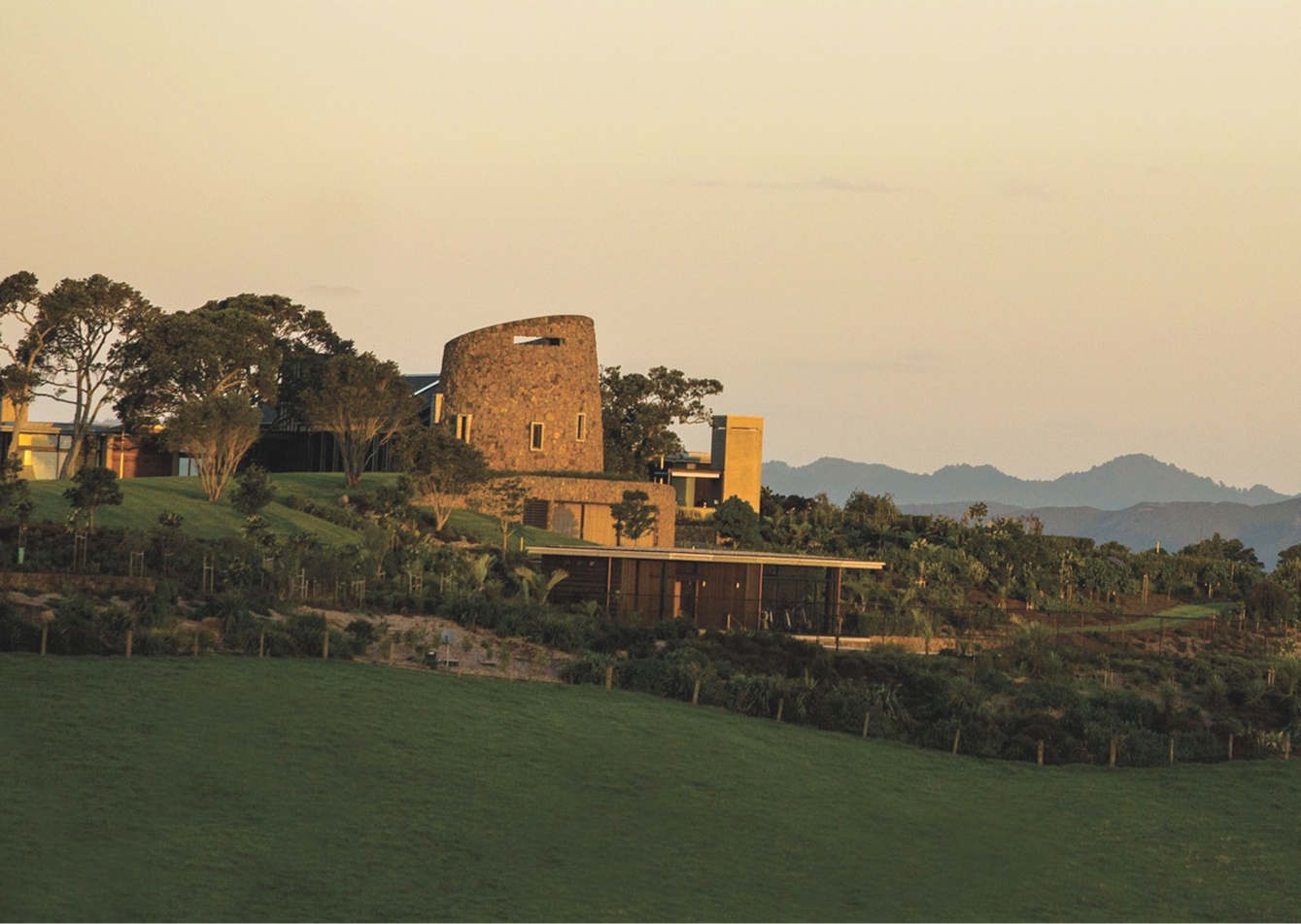 The Cooper Residence at dusk, The Landing.