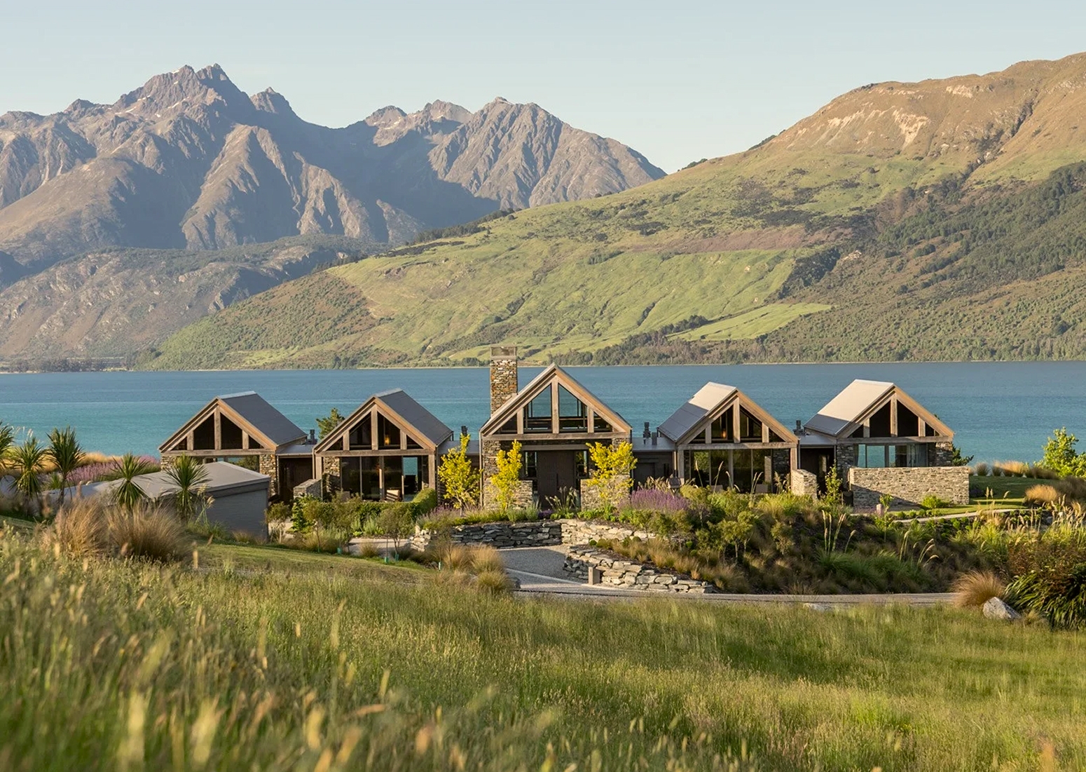 Blanket Bay, spring in the Southern Alps.
