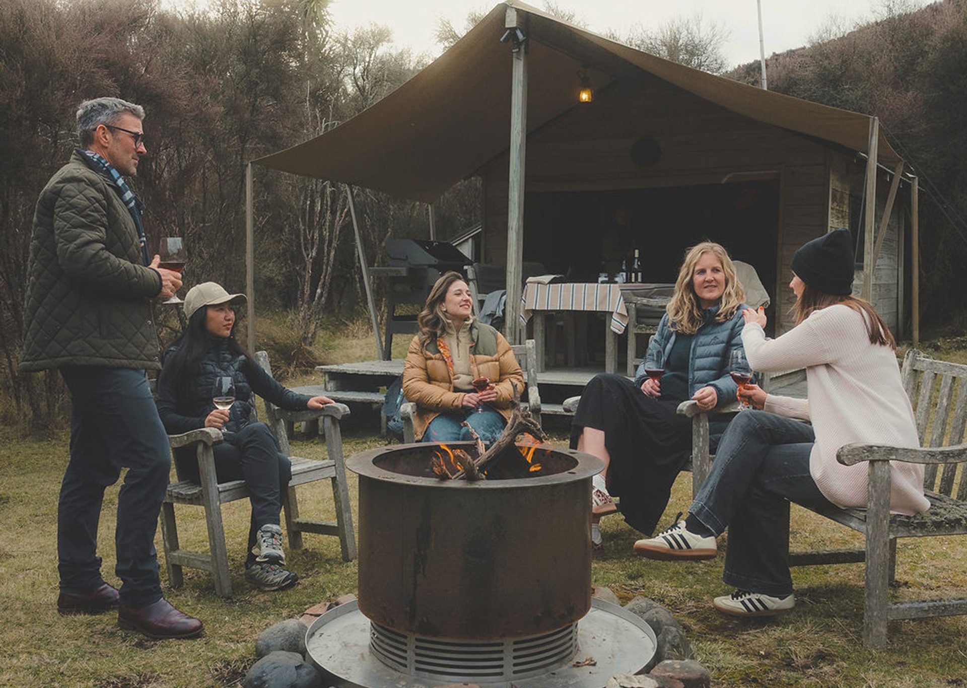 The Seasonz Travel team at Poronui lodge.